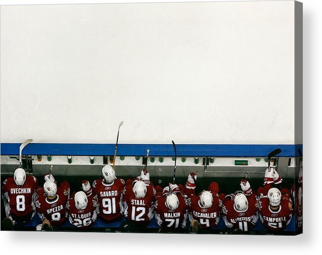 Atlanta Acrylic Print featuring the photograph 2008 56th NHL All-Star Game #1 by Kevin C. Cox