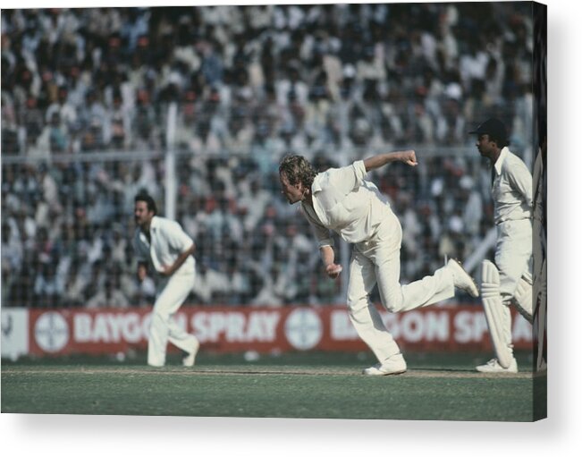 1979 Acrylic Print featuring the photograph 6th Test In Mumbai #1 by Adrian Murrell