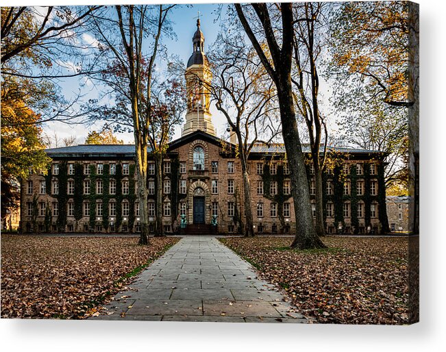 Building Acrylic Print featuring the photograph Nassau Hall #1 by Kevin Plant