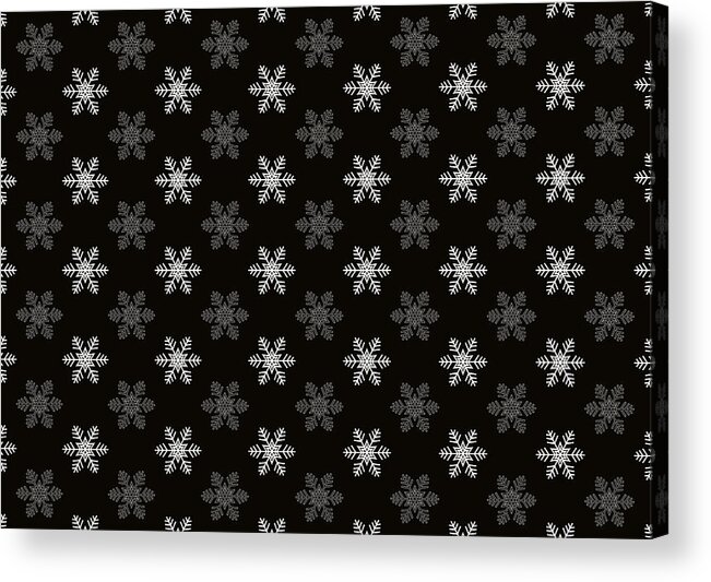 Snowflake in Black and White by Eclectic at Heart