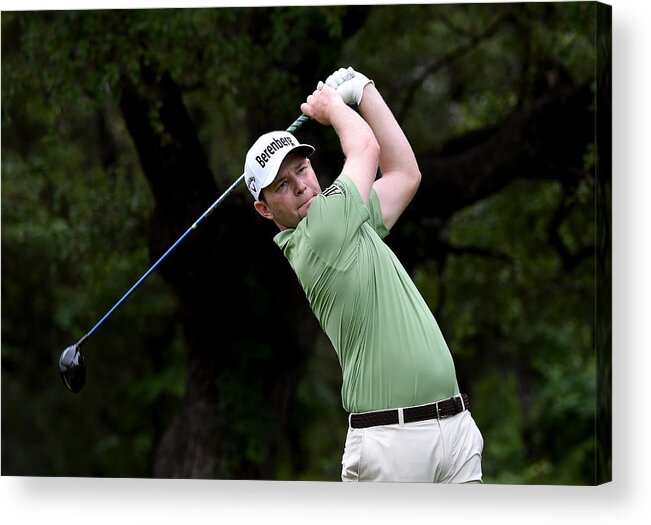 Valero Texas Open Acrylic Print featuring the photograph Valero Texas Open - Round One #1 by Steve Dykes