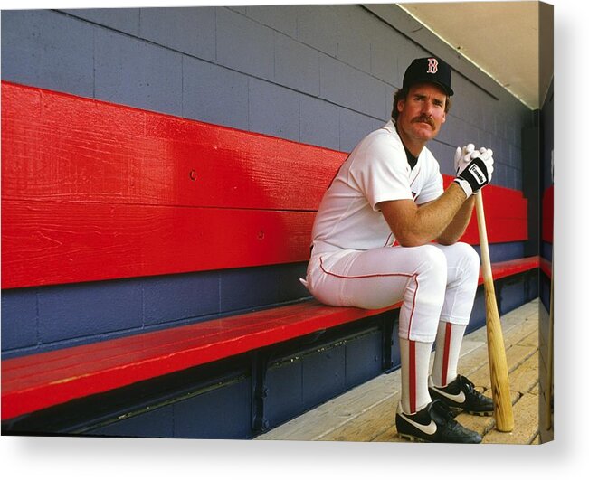 1980-1989 Acrylic Print featuring the photograph Wade Boggs #1 by Ronald C. Modra/sports Imagery