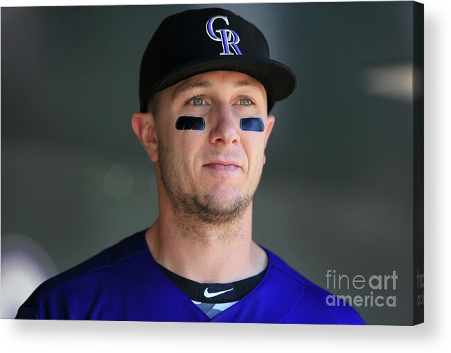 People Acrylic Print featuring the photograph Troy Tulowitzki #12 by Doug Pensinger