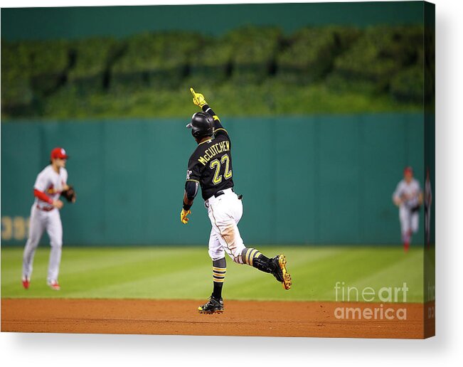 People Acrylic Print featuring the photograph Andrew Mccutchen by Jared Wickerham