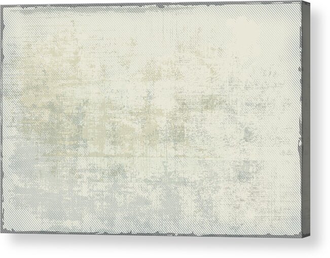 Stained Acrylic Print featuring the drawing Empty Vintage Background #2 by AF-studio