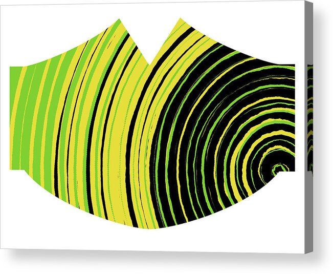 Abstract Acrylic Print featuring the painting 2 - For Covimetry by Revad Codedimages