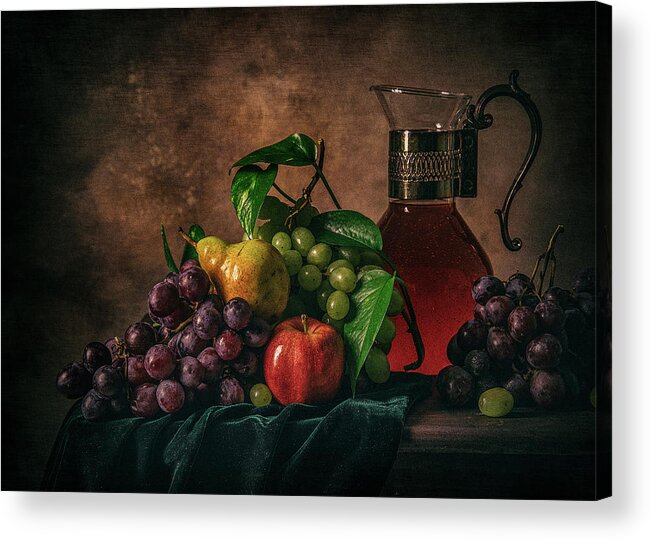 Fruits Acrylic Print featuring the photograph Fruits by Anna Rumiantseva