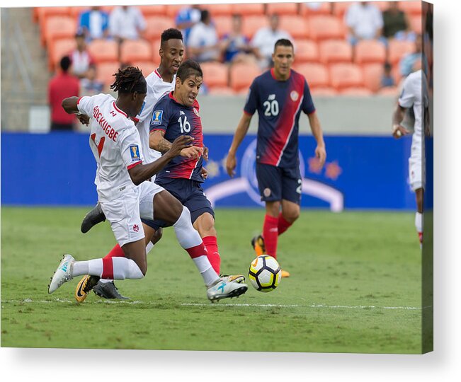 International Match Acrylic Print featuring the photograph SOCCER: JUL 11 CONCACAF Gold Cup Group A - Costa Rica v Canada #2 by Icon Sportswire