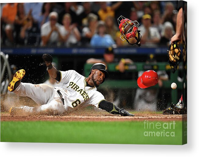 People Acrylic Print featuring the photograph Starling Marte by Joe Sargent