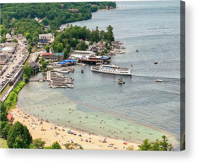  Acrylic Print featuring the photograph Weirs Beach #3 by John Gisis