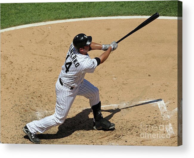 People Acrylic Print featuring the photograph Paul Konerko #4 by Jonathan Daniel