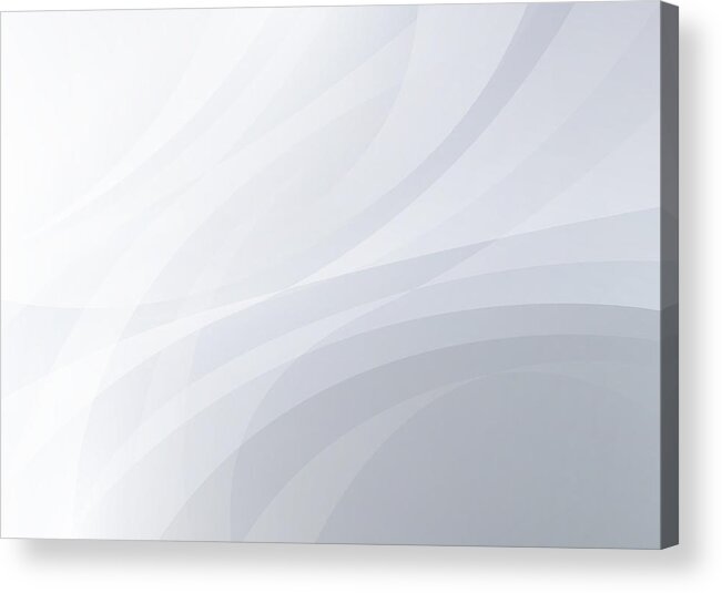 Curve Acrylic Print featuring the drawing Abstract background #5 by Enjoynz