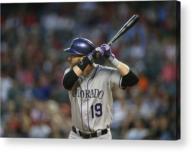 Sport Acrylic Print featuring the photograph Charlie Blackmon #5 by Christian Petersen