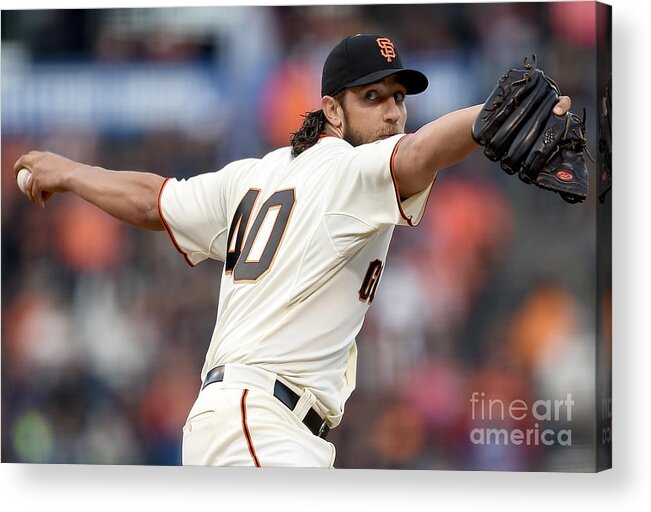 San Francisco Acrylic Print featuring the photograph Madison Bumgarner by Thearon W. Henderson