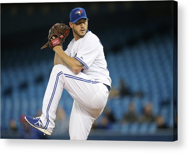 Second Inning Acrylic Print featuring the photograph Jay Rogers by Tom Szczerbowski