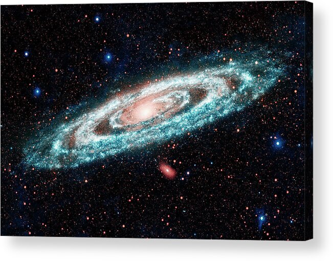 Space Acrylic Print featuring the photograph Andromeda Galaxy by Mango Art