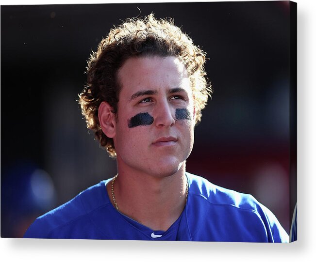 American League Baseball Acrylic Print featuring the photograph Anthony Rizzo by Jeff Gross
