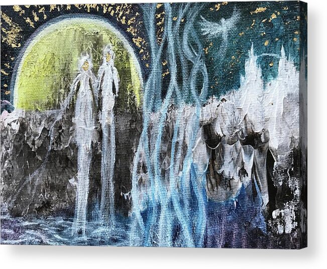 Ascension Acrylic Print featuring the painting Ascension by Selena Wilson
