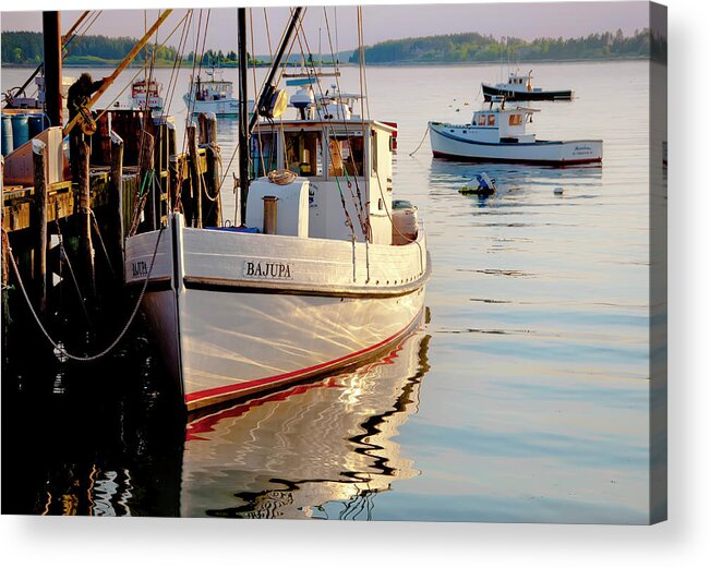 Bajupa Acrylic Print featuring the photograph Bajupa Dockside by Jeff Cooper