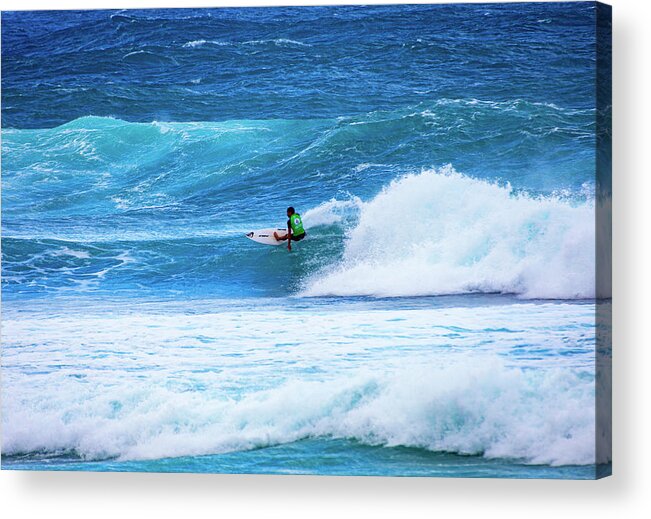 Hawaii Acrylic Print featuring the photograph Banzai Pipeline 20 by Anthony Jones
