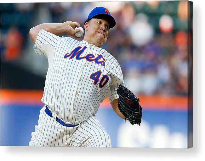 People Acrylic Print featuring the photograph Bartolo Colon by Mike Stobe