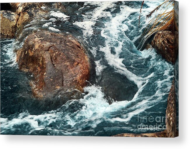 Stream Acrylic Print featuring the photograph Be Like the Stream by Russell Brown