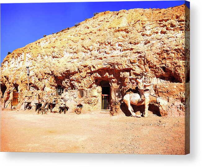 Coober Pedy Acrylic Print featuring the photograph Beyond Thunderdome Down Under 2 by Lexa Harpell
