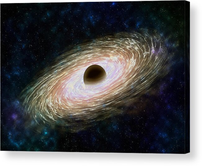 Concepts & Topics Acrylic Print featuring the photograph Black hole 01 by Daniel Rocal - PHOTOGRAPHY