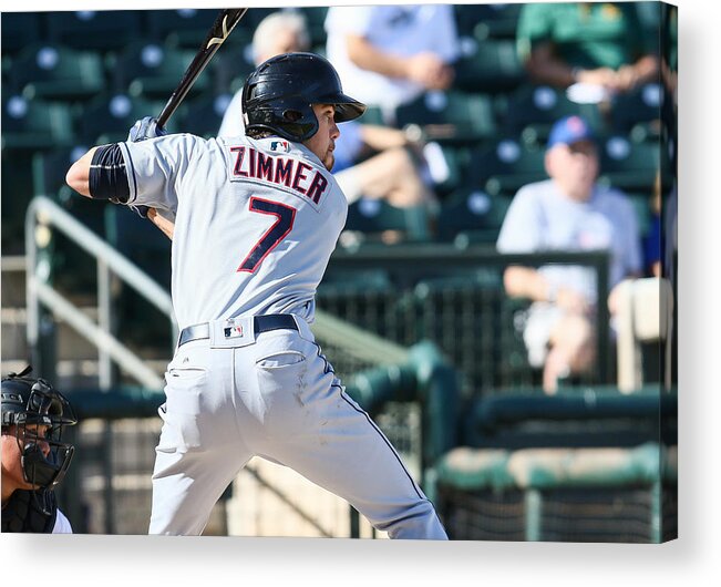 Bradley Zimmer Acrylic Print featuring the photograph Bradley Zimmer by Icon Sportswire