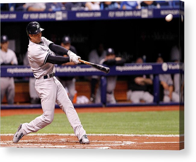 Second Inning Acrylic Print featuring the photograph Brian Roberts by Brian Blanco