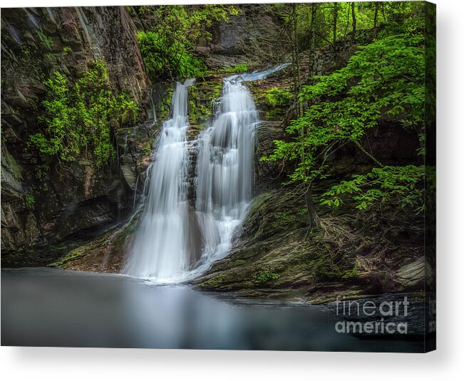 Cascades Acrylic Print featuring the photograph Cascades at Hanging Rock by Shelia Hunt