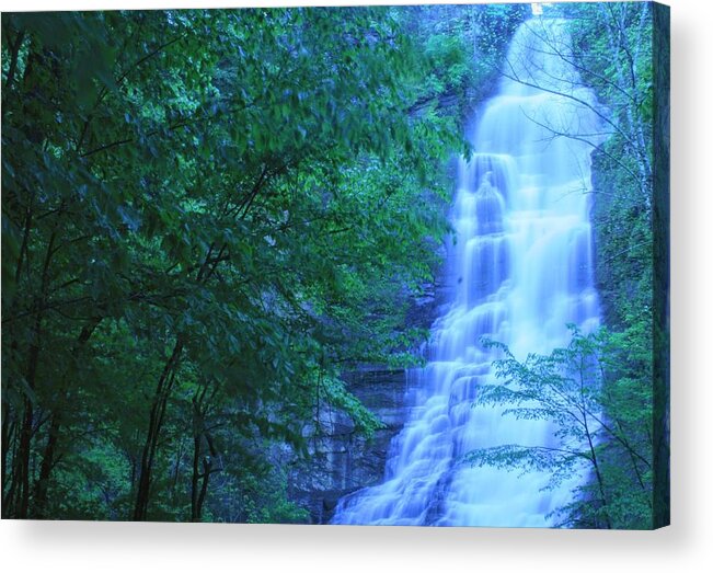  Acrylic Print featuring the photograph Chittenango Falls by Brad Nellis