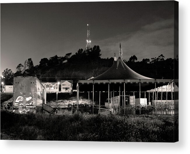 Circus Acrylic Print featuring the photograph Circus after dark by Eyes Of CC