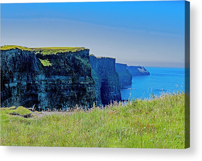 Ireland Acrylic Print featuring the photograph Cliff of Moher No. 2 by Edward Shmunes