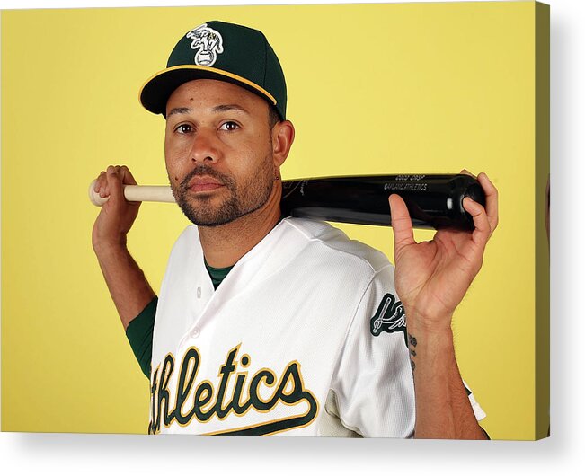 Media Day Acrylic Print featuring the photograph Coco Crisp by Christian Petersen