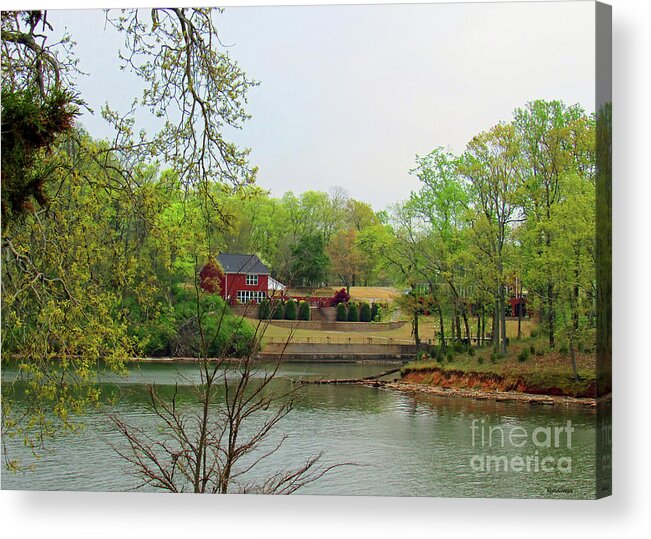Prints Of The Tennessee River Acrylic Print featuring the photograph Country Living on the Tennessee River by Roberta Byram
