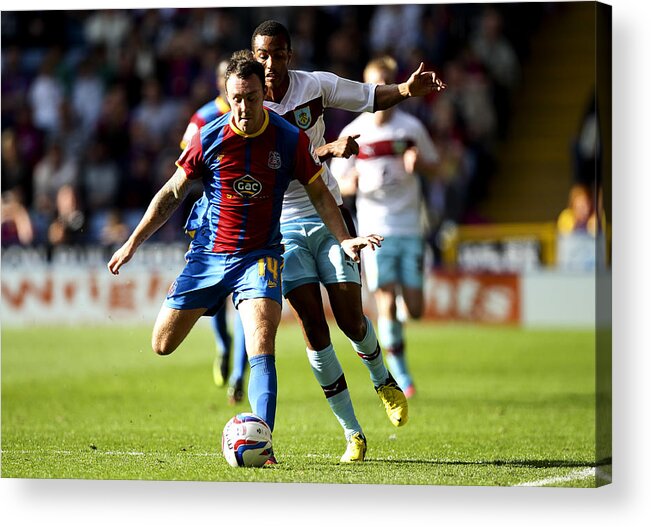 England Acrylic Print featuring the photograph Crystal Palace v Burney - npower Championship by Ben Hoskins