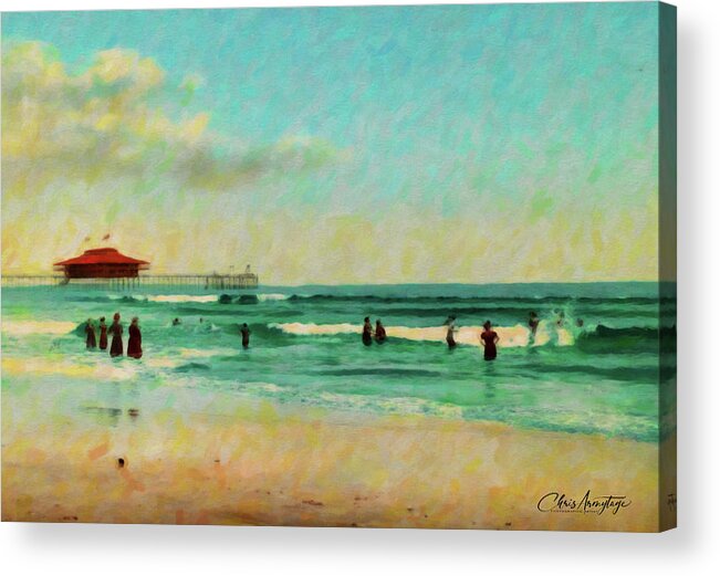  Nostalgic Acrylic Print featuring the painting Days gone by by Chris Armytage