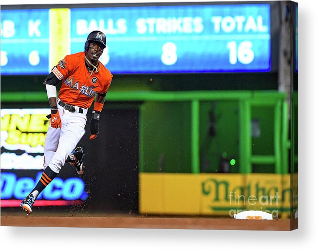 People Acrylic Print featuring the photograph Dee Gordon by Mark Brown