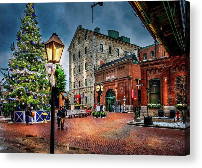 Christmas Acrylic Print featuring the photograph Distillery Christmas by Dee Potter