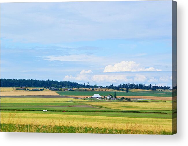 Landscape Acrylic Print featuring the photograph Ebey's Landing National Historical Reserve by Bill TALICH