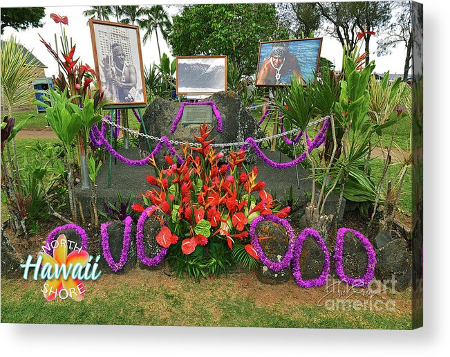 Post Card Acrylic Print featuring the photograph Eddie Aikau Invitational Memorial Post Card by Aloha Art