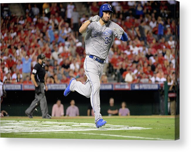 Game Two Acrylic Print featuring the photograph Eric Hosmer by Harry How