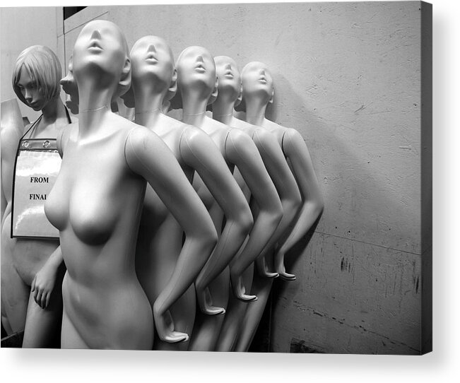 Victorias Secret Acrylic Print featuring the photograph Female Manneuins by Rick Wilking