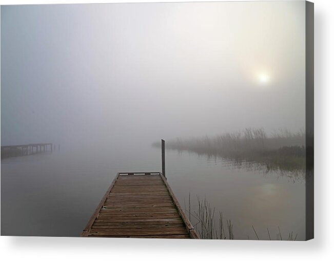 Fog Acrylic Print featuring the photograph Foggy Morning by Dart Humeston