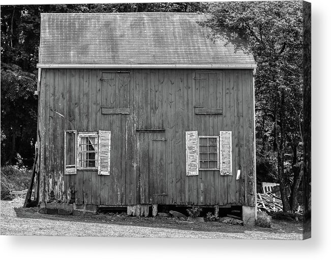 Abandoned Acrylic Print featuring the photograph Forgotten Tiny Home by David Letts