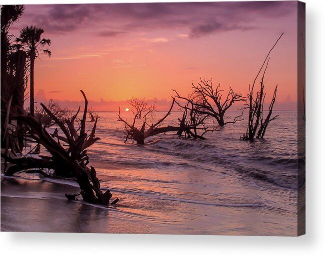 Sunrise Acrylic Print featuring the photograph Dawn at the Edge of the World by Doug McPherson