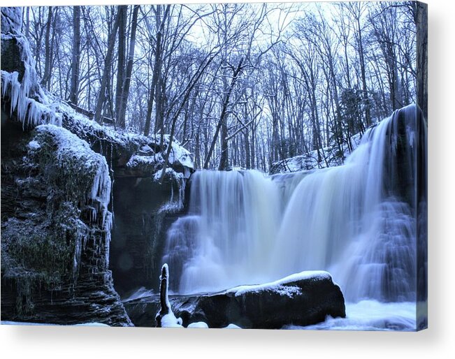  Acrylic Print featuring the photograph Great Falls of Tinkers Creek by Brad Nellis