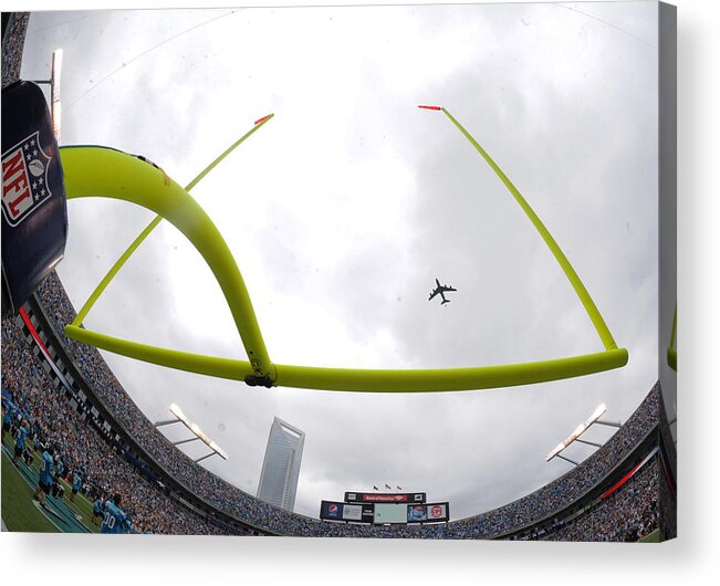 North Carolina Acrylic Print featuring the photograph Green Bay Packers v Carolina Panthers by Al Messerschmidt