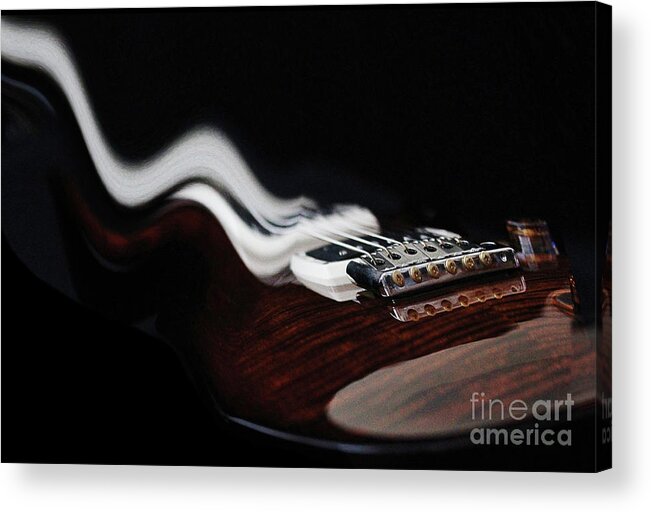 Guitar Wave Acrylic Print featuring the photograph Guitar Wave by Natalie Dowty